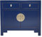 Fine Asianliving Chinesischer Schrank Nachtblau - Orientique Kollektion B90xT40xH80cm China Chinesischer Schrank Chinesischer Hochzeitsschrank Orientalische Möbel Asiatische
