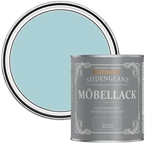 Rust-Oleum Blue Furniture & Skirting Board Paint in Satin Finish - Little Cyclades 750ml