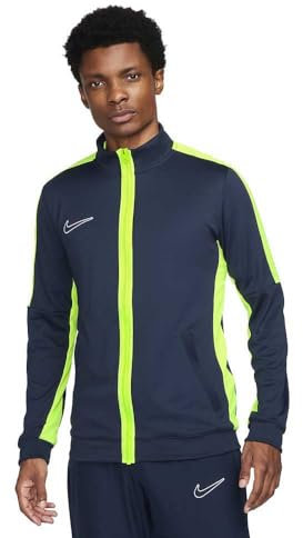 NIKE DR1681-452 M NK DF ACD23 TRK JKT K Giacca Uomo OBSIDIAN/VOLT/WHITE Taglia M
