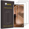 WFTE [Lot de 2 Verre Trempé pour Oppo Find X6 Pro/OnePlus 12, 3D Couverture Complète Film de Protection d'écran avec Haute Transparence à 99%, Anti-Trace Protecteur avec Dureté 9H Glass(Noir)