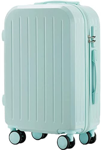 OLOTU Reisekoffer Tragbarer, praktischer Gepäcktrolley, langlebig, für Studenten, Universalrad, Passwort, Koffer, Leder, Hartschalengepäck Dauerhaft