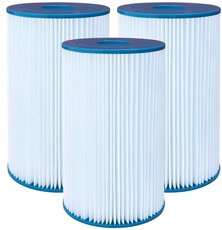 Chryseos Poolfilter kompatibel mit Typ B, Ersatz 29005E Poolfilter, 3 Stück