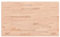 vidaXL Tischplatte für Badezimmer, 100x60x1,5 cm, Buche massiv