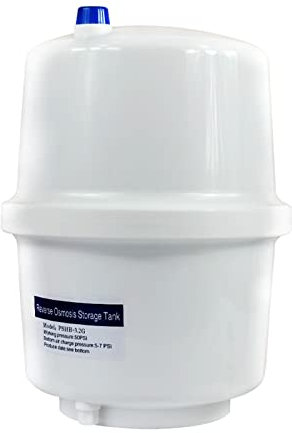 Mehrstufiger Umkehrosmose-Wasserfilter, RO Tank 3,2 Gallonen Kunststoff Wasserspeicher Tank for Umkehrosmoseanlage Wasserreiniger Reinwasser Maschinenteile mit auslaufsicherem Design