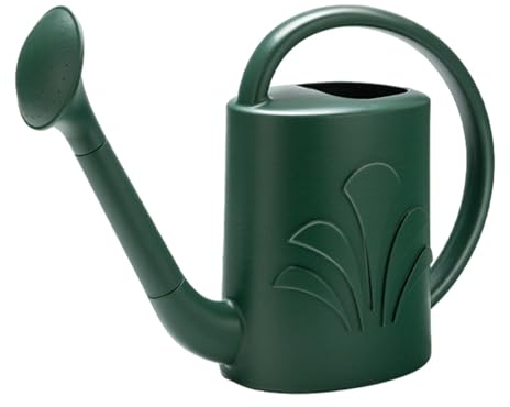 Sharplace Arrosoir de Jardin 4l, Pot d'arrosage, arrière-Cour, Maison, Cour, buse Amovible, bidon d'eau de Jardinage pour Parterre de Fleurs, Plantation de Pot, Vert foncé