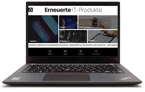 LENOVO ThinkPad T14s G2 Laptop | 14 Zoll | 1920 x 1080 Touch | Intel Core i7-1185G7 | 32 GB DDR4 RAM | 1 TB NVMe | DE | Windows 11 Pro | 1 Jahr Garantie | (Generalüberholt)