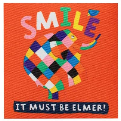 Mono-Quick 1805x Elmer Applikation, Bügelbild, Patch, Aufnäher Elefant (18051 - Elmer Smile)