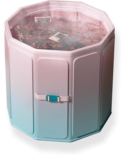 Baignoire Pliable, Baignoire For Adultes, Baignoire For Enfants, Baignoire De Trempage D'hydrothérapie À Verrouillage De Température Longue Durée Épaissie À 5 Couches, Bain De Glace Sauna À Vapeur SPA