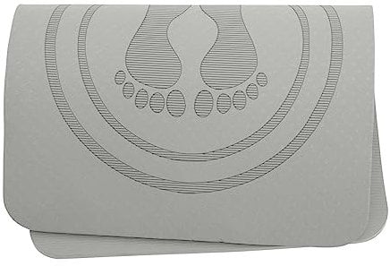 Happyyami Skipping Mat Rope Carpet Round Floor Cushion Portable Rope Mat Exercise Matts for Floor Trampoline Jumping Mat Exercise Mats Skipping Rope for Jump Rope Mat Outdoor Grey Tpe
