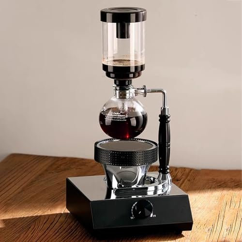 Vituord Siphon-Kaffeemaschine Mit Halogenlampenheizung, Vakuumkaffeemaschine, Kaffeemaschine, Temperatureinstellung, Kaffeemaschine Fürs Büro, Kapazität Für 2 Personen