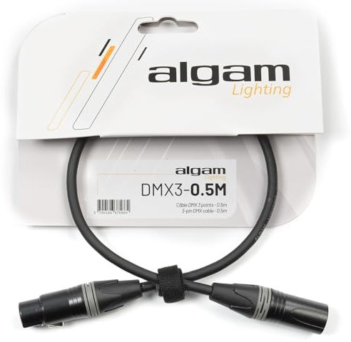 Algam Lighting DMX-Kabel 3-polig, 0,5 m