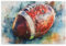 Liorosa Vintage Watercolor Rugby Jigsaw Puzzles For Adults 1000 Pieces,Pieces Fit Together Perfectly,Brainstorming For Stress Relief,Puzzles Suitable For Entertaining With Family During Holidays