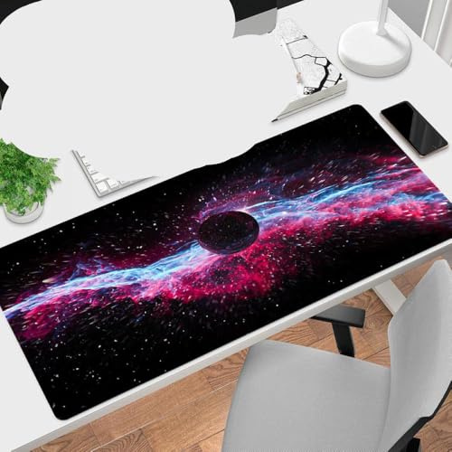 QPSJXN Starry Extra Large Mousepad 900x400mm XXL Locking Mausmatte für PC -Gaming -Zubehör(8)