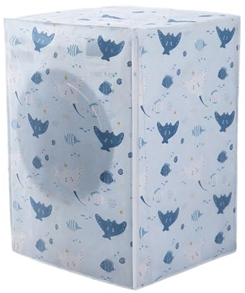 Coprilavatrice da Esterno Impermeabile, Copertura Lavatrice, Copri Lavatrice per Interno, Custodia Protettiva Impermeabile per Carica Frontale Lavatrici e Asciugatrice, 65x75x85CM