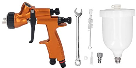 Paint Sprayer,Uniform Fine Atomization Sector Shape Spraying 1/4in Inlet Air Spray Gun,for Car Prime,Furniture Surface Spraying,Wall Painting