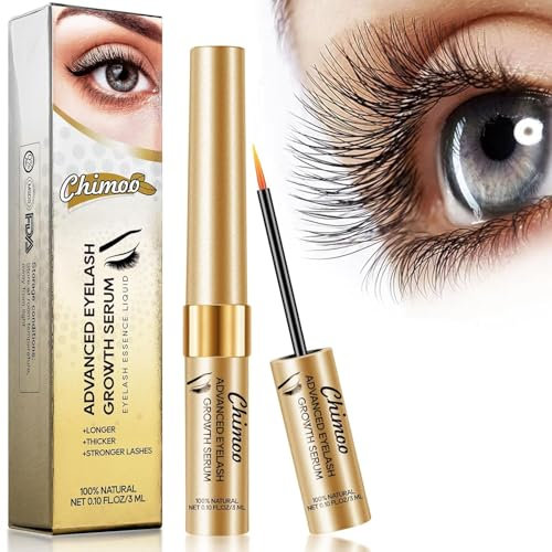 Wimpernserum,3ml Ohne Hormone Augenbrauen Serum für Besseres Wachstum von Wimpern & Brauen Wimpernserum Testsieger丨Eyelash Serum für Lange, Voluminöse Und Schöne Wimpern