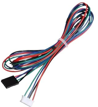 1 Stück 100 cm/200 cm NEMA 17 Schrittmotorkabelleitung 4-poliger Kopf Umfangreiches Drahtmotorverbindungsleitungskabel(200cm)