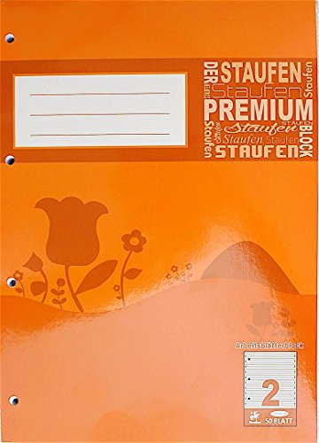 Bacher 44202 - Arbeitsblätterblock Lineatur 2