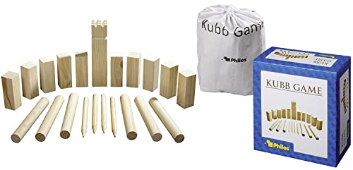 Philos Kiefer Kubb Spiel original 31x28cm