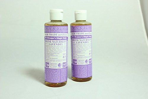 Dr. Bronner's Liquid Soap Lavendel, Flüssigseife Lavendel 236 ml 2er SET