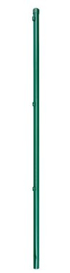Alberts 612665 Zaunpfosten für Maschendrahtzäune | zinkphosphatiert, grün kunststoffbeschichtet | Länge 2000 mm | Pfosten-Ø 34 mm