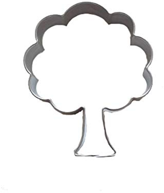 Ausstechform Ausstecher Baum / Laubbaum, 6cm, Edelstahl