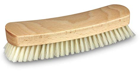 Kleiderbürste aus Naturholz. Borsten verstärkt. Made in Italy.