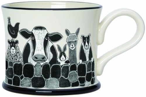 Moorland Pottery Animal Farm Mug Gift Boxed