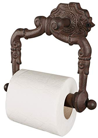 Wall Mounted Toilet Roll Holder Cast Iron Paper Dispenser (Z432)