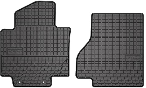 FROGUM EL Toro Gummimatten Ganzjähriges-Set von Autofussmatte Auto Fußmatten für Nissan e-NV200 2014-2021 | Beständiges Gummi Material | 1,5cm Schutzkante
