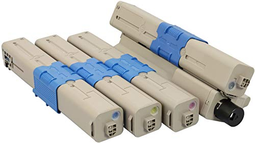 TONER EXPERTE® 4 Toner kompatibel für Oki C310dn C330dn C331dn C510dn C511dn C530dn C531dn MC352dn MC361dn MC362dn MC561 MC561dn MC562dn MC562dnw MC562w