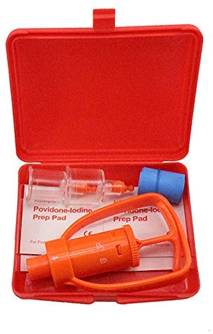 iwobi Venom Extractor, Schlangenbiss-Kit Extraktionspumpe Für Bienenstich Und Snake Biss Erste-Hilfe-Sicherheitswerkzeug, Schlangenbiss Venom Extraktoren for Outdoor Camping Wandern Abenteuer