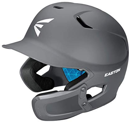 Easton | Z5 2.0 Batting Helmet with Jaw Guard | Baseball | Senior (7 1/8 - 7 1/2) | Matte Charcoal