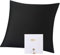 ZIMASILK Kissenbezug aus 100% Seide für Haare und Haut. Doppelseitige 19 Momme Reine Maulbeerseide Kissenhülle mit Reißverschluss, 1 Stück.(80x80cm,Schwarze)
