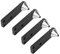 Goshyda 4 PCS Sliver Speaker Spikes mit Halterung, Subwoofer CD Audio Amplifier Plattenspieler Isolationsständer Feet Cone Base Pads, Rutschfester Spike für Subwoofer/Lautsprecher/Bücherregal