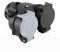 Trintion 13 pin to 7 Pin Towing Adaptor 13 to 7 Pin Trailer Adaptor Plug Trailer Caravan Electric Waterproof 12V N & S Type Extension Adaptor Socket