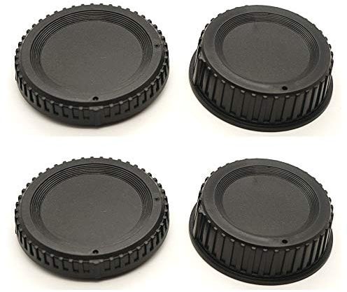 Rear Lens Cap and Front Body Cap for Nikon D780 D90 D7500 D7000 D3500 D5600 DSLR with AF AF-S AF-P Mount Lens Replaces Nikon BF-1B Cap(2 sets)