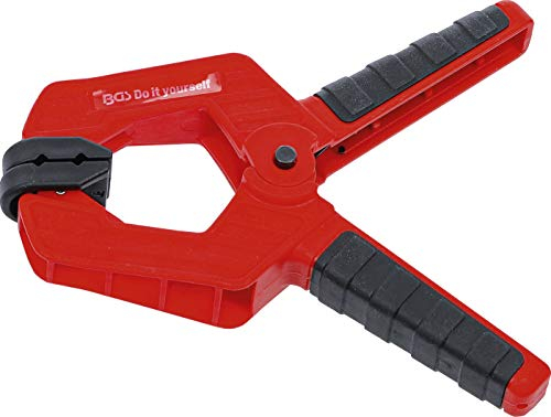 BGS Diy 59822 | Leimzwinge | 150 mm | Spannbereich 0-65 mm | bewegliche Spannbacken | Feder-Klemme | Feder-Zwinge