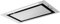 ELICA LANE WH/A/52 PRF0157357 - Cubierta para pantalla plana, color blanco