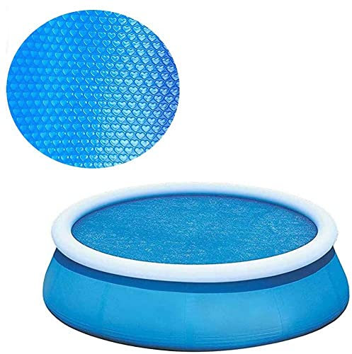 YURRO Bâche ronde de 180 cm pour piscine - Isolation thermique - Protection UV - Protection solaire pliable pour piscine familiale