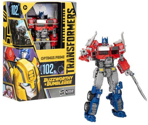 Hasbro Transformers: Rise of The Beasts Buzzworthy Bumblebee Figurine Studio Series 102BB Optimus Prime 16 cm