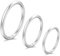 Nasenpiercing Ring 316L Chirurgenstahl,Septum Piercing Nasenring Silber 18g 12mm,Double und Einzel Conch Piercing Ring Daith Piercing Ohr Nostril Piercing Ring,Helix Piercings Silber Körperschmuck