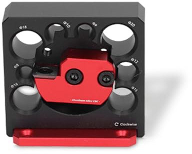 Kit di Maschere per Tasselli, Metrico da 8 Mm a 20 Mm Jig Regolabile per Tasselli, Strumento Ausiliario per Aste Tonde in Legno Massiccio con Trapano Elettrico a 8 Fori, per Aste