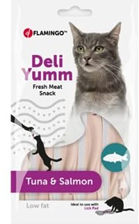 Flamingo Deli YUMM Fresh Meat Snack Tuna+Salmon 70GR