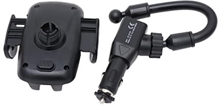 Housoutil Dual USB Auto Ladegerät Halter Feuerzeug Für Handy Auto Halterung Halter Zubehör Mit Ausgangsstrom Spannung Für Geräte