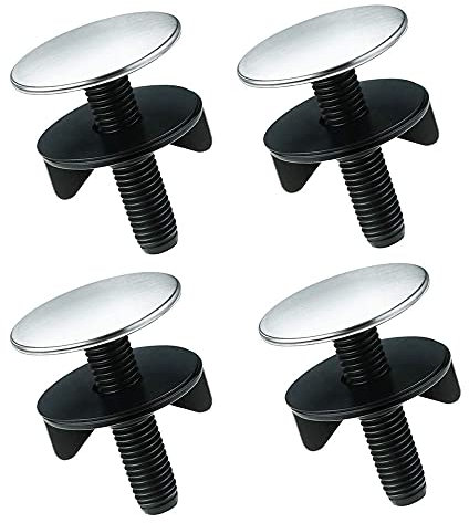 4 Piezas Tapa Orificio Fregadero, Tapa Agujero Grifo Fregadero, TapóN Orificio Grifo Fregadero,Acero Inoxidable Cubierta Orificio Fregadero,FáCil De Instalar,para Accesorios Fregadero Cocina