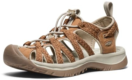 KEEN Whisper, Sandali Donna, Marron Chipmunk Plaza Taupe, 36 EU