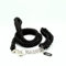 Power-Leash Chrome/das Starke Hundeleine-Set für deinen Begleiter (Schwarz, L)