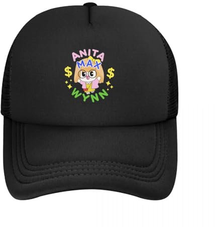 OOOCPUUK Anita Max Wynn Trucker Hüte Männer Vintage Niedlicher Papa Hut Trucker Worker Cap Sonnenhüte Verstellbare Polyester Mesh Baseballkappe