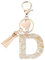 Vorysum Schlüsselanhänger Mädchen Schlüssel Buchstabe Anhänger Beige Marmor Harz Mit Anfangsbuchstaben Gold Schlüsselringe Herzförmig Kinder Schlüsselanhänger Personalisiert Keychain Geschenk （D）